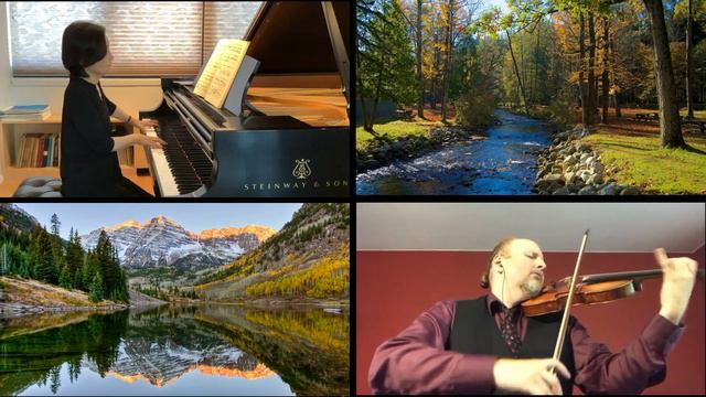 Jason DePue & pianist Kiyoko Takeuti | Beethoven's Violin Sonata No. 3, movement two смотреть онлайн