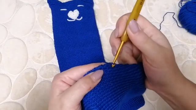 Как связать гетры для девочки, кошечка. смотреть онлайн