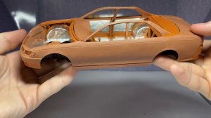 Делаю Toyota mark 2 из ПЛАСТИЛИНА своими руками