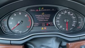 Audi SOS Emergency Call Function:  malfunction!