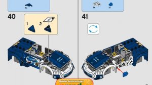 Lego 75885. Ford Fiesta M-Sport WRC. Speed Champions. Instructions