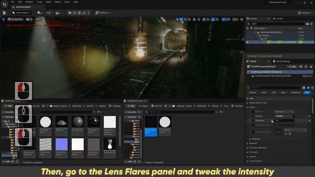 Unreal Engine 5 Lighting #7 Lens Flare + Bloom Effect смотреть онлайн