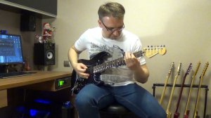 Студент Сергей - Nimnul's Guitar by Yuriy Sergeev (Fender Blacktop Strat HH Floyd Rose)