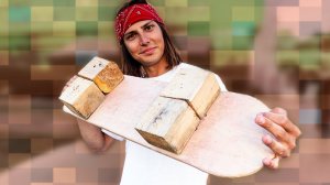 СКЕЙТБОРД ИЗ МАЙНКРАФТА | СКЕЙТ БРЕВНО!