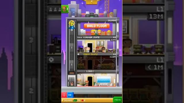 Tiny Tower Vegas Gameplay [Android / IOS ] смотреть онлайн