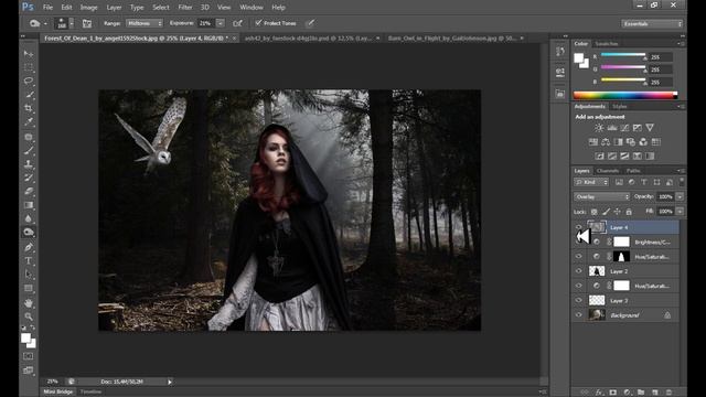 Dark Foggy Manipulation - Photoshop Tutorial смотреть онлайн