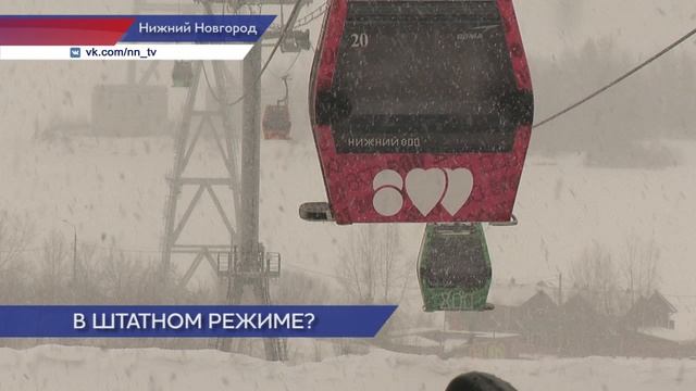 Нижегородская канатная дорога возобновила работу