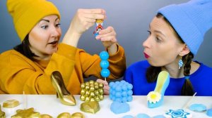 ЗОЛОТАЯ ЕДА ИЛИ ГОЛУБАЯ? 24 ЧАСА ЕДИМ ЕДУ ОДНОГО ЦВЕТА ЧЕЛЛЕНДЖ от Пико Поки