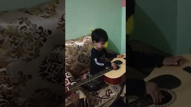 baby playing guitar #cute baby boy 😍😘