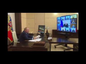 Путин В.В провёл заседание Совета при Президенте по стратегическому развитию и национальным проектам