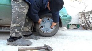 Как закрепить колпаки на Таврию, Славуту