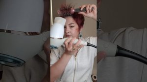 Как уложить модную челку-шторку на стрижке пикси феном и текстурирующим спреем Indola