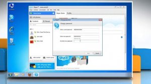 How to Change Skype® Password