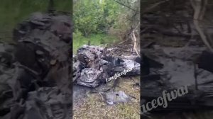 Последствия прилета Ланцета по РСЗО RAK-12 ВСУ на Харьковском направлении
