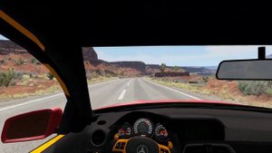 BeamNG.drive - Mercedes-Benz C63 AMG (W204) 2011 - Car Show Test Drive Crash . 4K 60fps.