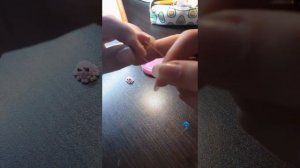 мк на осьминога ? из бисера в технике крестик