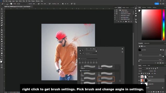 Dispersion Effect in photoshop cc 2023 | Adobe Photoshop tutorial 2023 смотреть онлайн