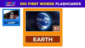 First 100 Words for Children English Vocabulary Learning
