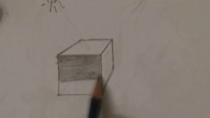 Как карандашом нарисовать куб