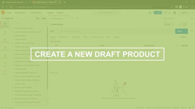Shopify API | Lesson #30: How to create a draft product using Postman смотреть онлайн