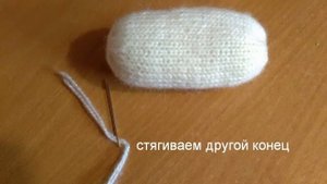 Простейший зайчик спицами из любой пряжи,