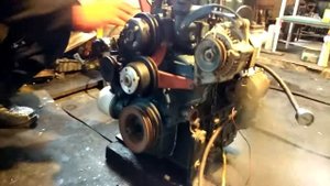 Запуск и обкатка двигателя KUBOTA D 1403-ES03