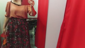 СЕКОНД ХЕНД. - 40%. ПРИМЕРКА. ЛЬНЯНОЙ САРАФАН. КОЕ - ЧТО КУПИЛА.