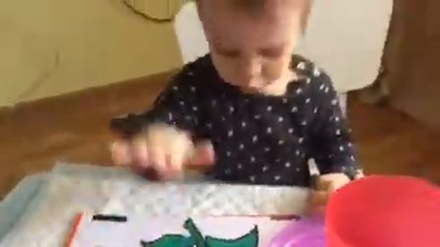 Аппликация из стружек цветных карандашей смотреть онлайн