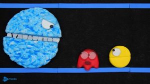 Lego PAC-MAN Monster vs. Crazy ghost Battle | Game PAC-MAN stop motion