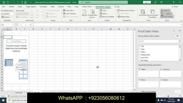 Exp19_Excel_Ch05_HOEAssessment_Fine_Art | Excel Chapter 5 Hands-On Exercise Assessment - Fine Art