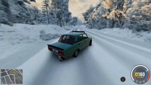 ЗИМНИЙ ДРИФТ НА ЖИГЕ - ЗИМНИЙ КОРОЛЬ - BEAM NG DRIVE