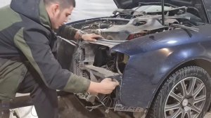 Замена термостата на audi a6c5 2.8 .