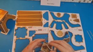 ASMR 3D пазл, эйфелева башня из картона. 3D Puztle Tour Eiffel