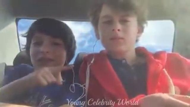 Finn Wolfhard And Wyatt Oleff Livestream / 2016