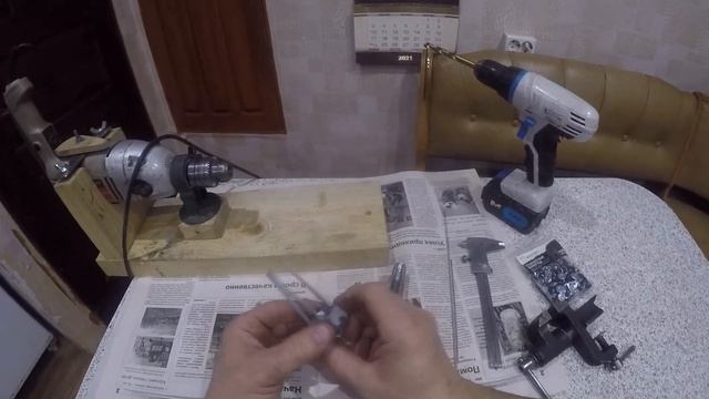 Приспособление для дошиповки зимних покрышек/дошипун своими руками смотреть онлайн