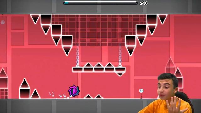 МОЙ ВТОРОЙ ДЕМОН УРОВЕНЬ! Geometry Dash смотреть онлайн