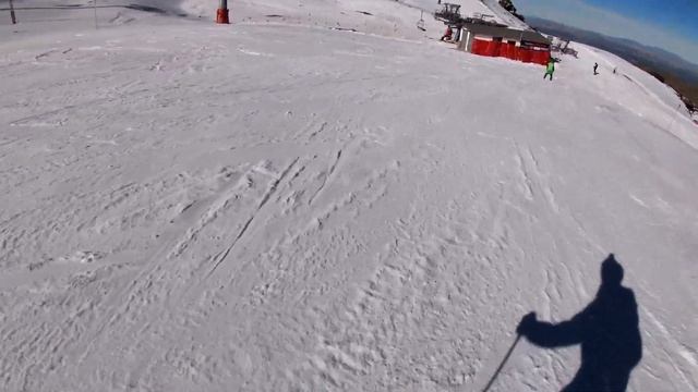 The first skiing experience in Sierra Nevada, Spain смотреть онлайн