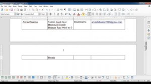 Row To Break Across Pages in Table Menu | Libreoffice Writer Table Menu | Libreoffice Tutorial |