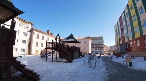 Прогулки с Анжелиной по Магадану. Улица Советская. Современный Магадан