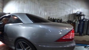 ВЫХЛОП на ВОССТАНОВЛЕННЫЙ МЕРСЕДЕС CL500 // ТЮНИНГ W222 ЗА 2 ЧАСА