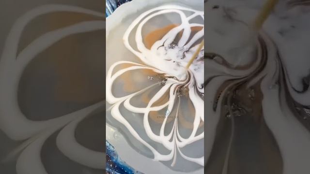 Цветы из эпоксидной смолы tutorial flower resin art