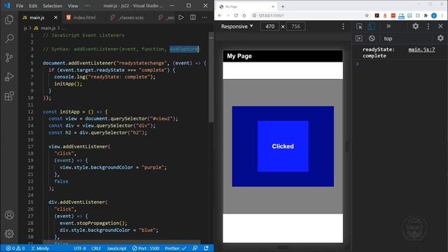 Event Listeners in JavaScript | JavaScript Events Tutorial