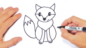 Как нарисовать лису | How to draw a Fox Easy