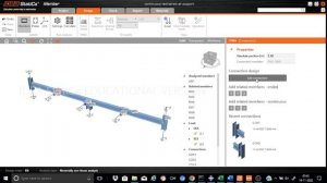 IDEA Statica tutorial 37 -  Design of a laterally restrained continuous beam as per EC3 (Eurocode)