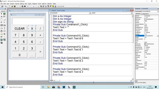 Simple Calculator in Visual Basic 6.0 смотреть онлайн
