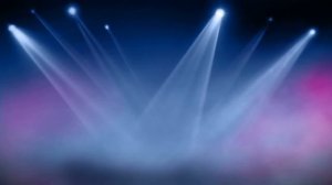 Футажи для видеомонтажа Софиты на синем фоне