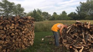 How to Stack Firewood - Holz Hausen Pt. 2