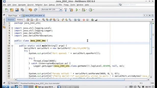 Java serial communication with Arduino Uno using jSSC, on Raspberry Pi смотреть онлайн