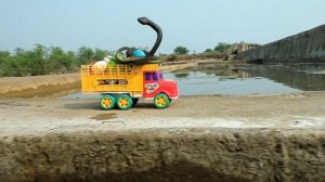 Змеи на грузовичке попали в аварию