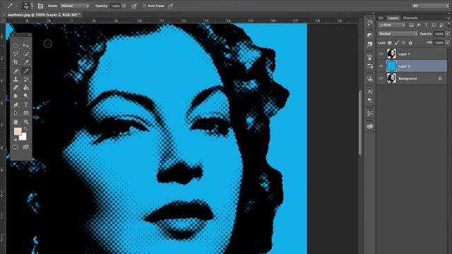 Adobe Photoshop Dersleri POP ART EFFEKT 2 смотреть онлайн